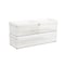 Martha Stewart Grady Set of 3 Clear Plastic Stackable Storage Boxes with White Plastic Lids GS-BA1360-3P-CL-WH-MS - alternate 9